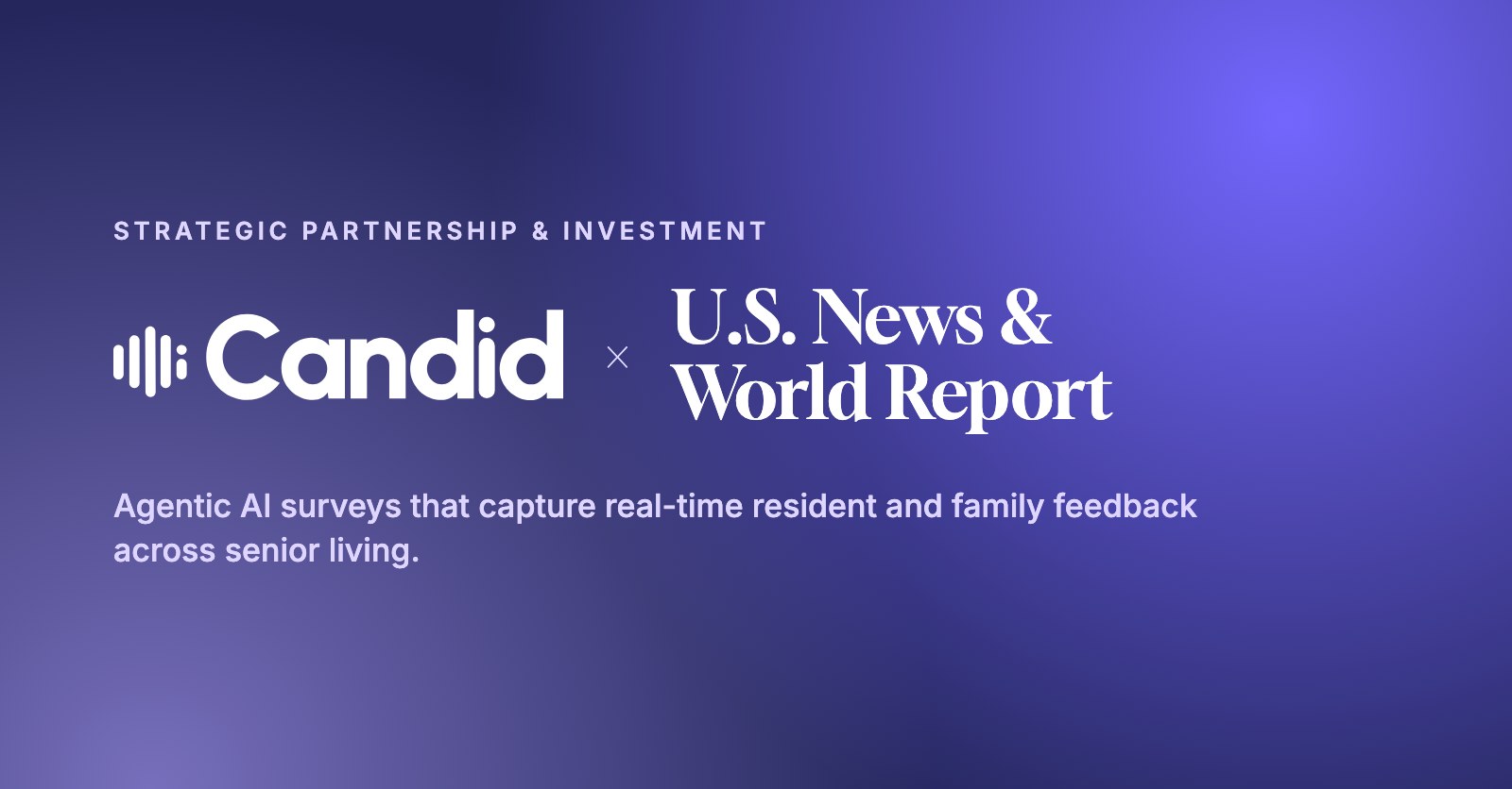 Candid × U.S. News & World Report partnership announcement