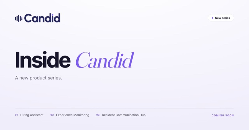 Inside Candid, a new product film series